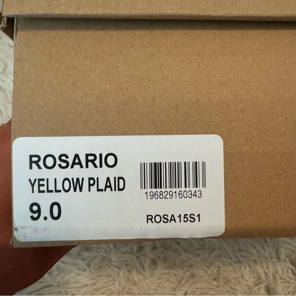 Steve Madden Yellow Plaid Rosario Chunky Strappy Platform - Clueless - 90’s Y2K - Picture 3 of 9